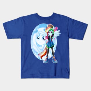 Aphrodite's warrior_Rainbow Dash Kids T-Shirt